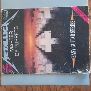 Metallica Master of Puppets Easy Guitar lesson book